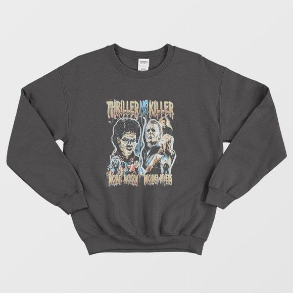Other - Michael Jackson Michael Myers Thriller Vs Killer Sweatshirt